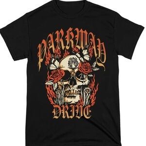 Bella Canvas Black Skull Graphic Tee